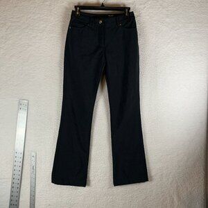 Fera Snow Ski‎ Pants Womens 4 Black Fleece Lined Stretch 5-Pockets Straight 9679